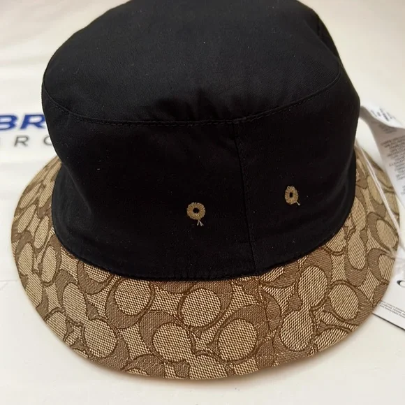 Coach New York Signature Reservable Bucket Hat one size  display picture 3